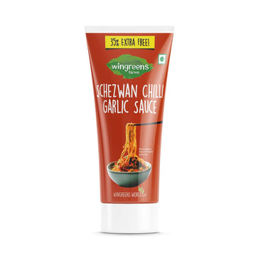 Wingreens Farms Schezwan Chilli Garlic Sauce 180G, Pack Of 1