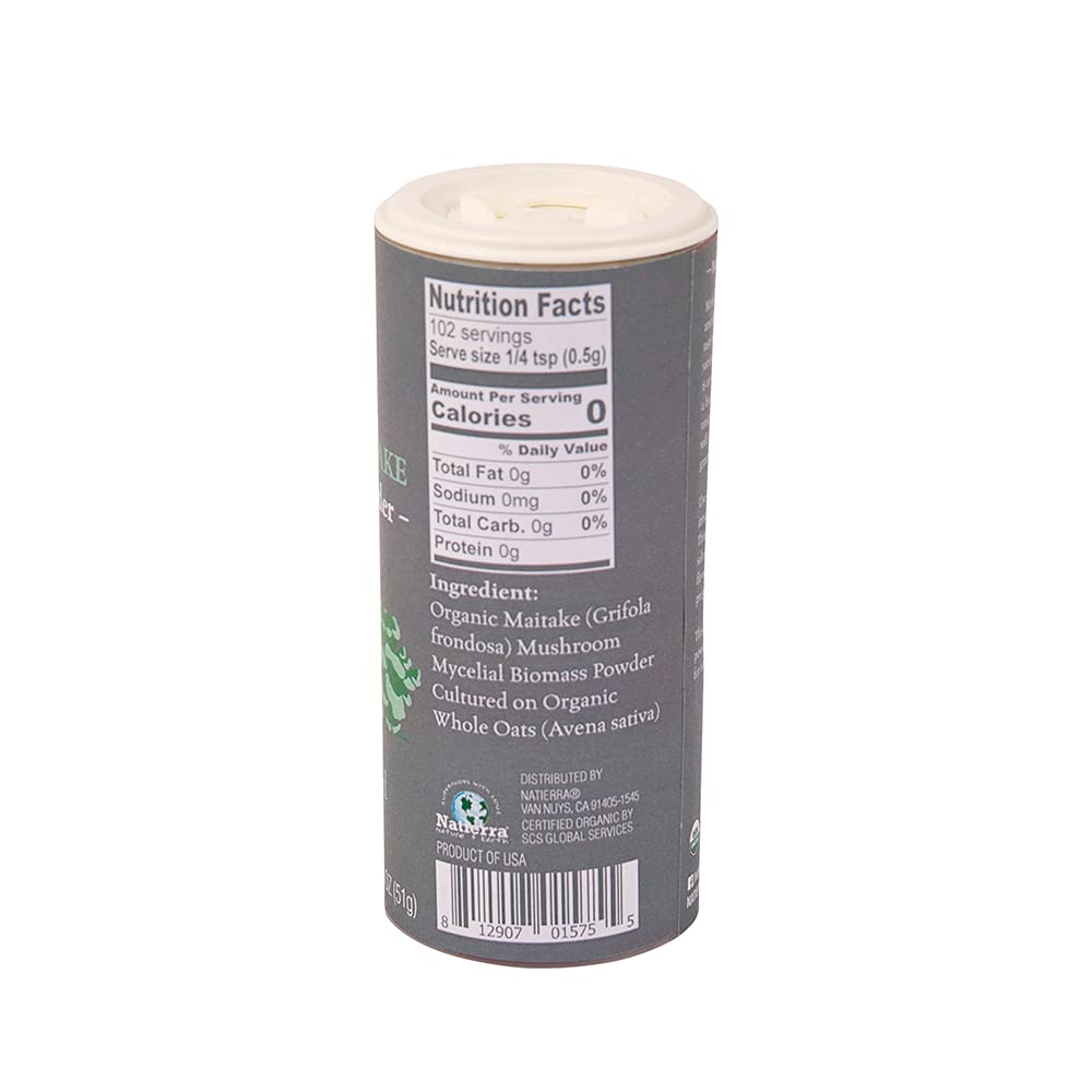 Natierra Organic Maitake Mushroom Powder 1.8 Oz