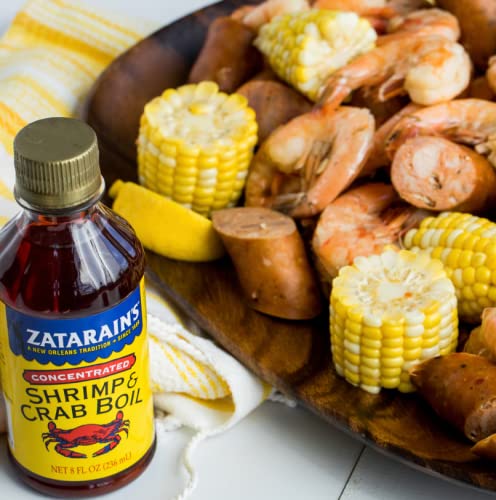 Zatarain'S Concentrated Shrimp & Crab Boil, 8 Fl Oz