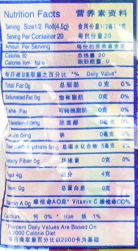 Haw Flakes - 10 Rolls (3.17 Oz) Traditional Chinese Fruit Candy