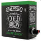 Java House Cold Brew Coffee – 100% Arabica Decaf, Smooth Chocolate & Caramel Notes, 1 Gallon Box (16 Servings), Ready to Drink