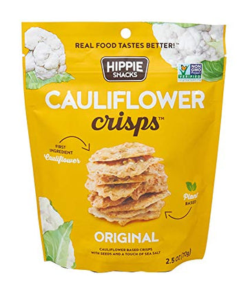 Hippie Snacks Cauliflower Crisps Original 2.5Oz