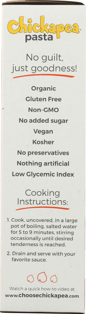 Chickapea Pasta - Pasta - Shells - Case of 6 - 8 oz.(D0102HXX3NW.)