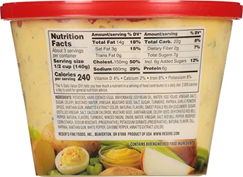 Resers Deviled Egg Potato Salad, 16 Oz