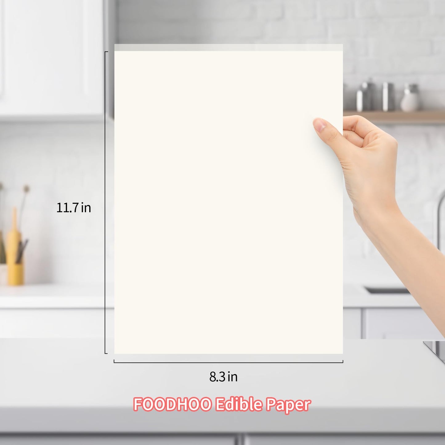 Edible Paper A4 Size - Edible Frosting Sheets, Icing Sheets 11.7'' X 8.3'', 25Pcs Edible Papers For Cakes Printable, Resealable