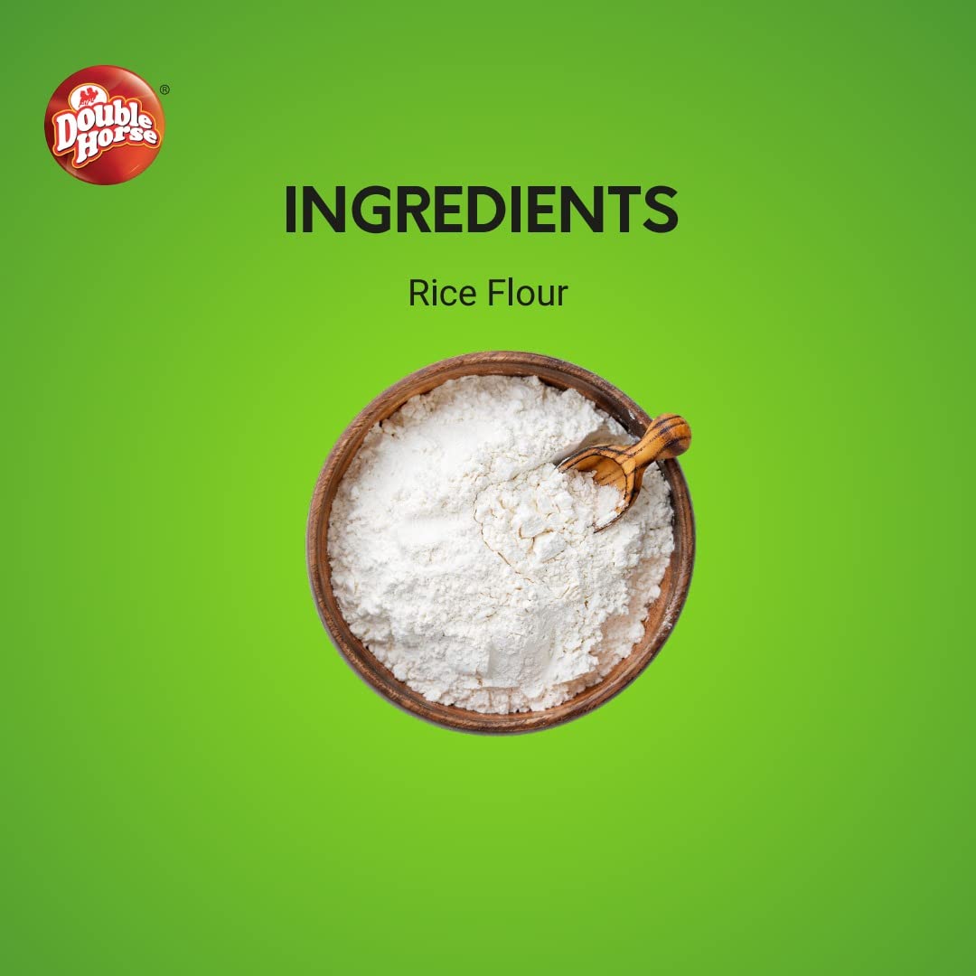 Double Horse Soft & Fluffy White Puttu Podi | 1 Kg | Export Quality | Steamed Puttupodi | Pre Steam Technology