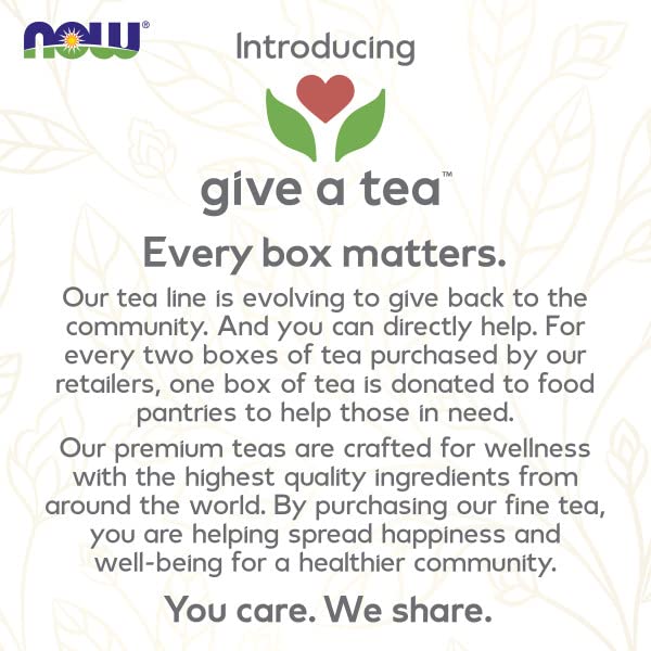 Now Foods, Certified Organic Green Tranquility Tea, Decaf Green With Lemon Myrtle, Non-Gmo, Premium Unbleached Tea Bags With No-