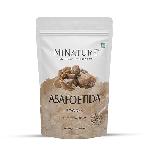 Asafoetida Powder ( Hing)( Asafetida ) By Mi Nature 100% Pure And Natural  227G( 8Oz)(0.5Lb)  Indian Spice For Cooking From Indi