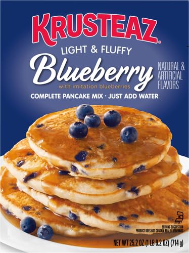 Krusteaz Complete Blueberry Pancake Mix, 25.2 Oz