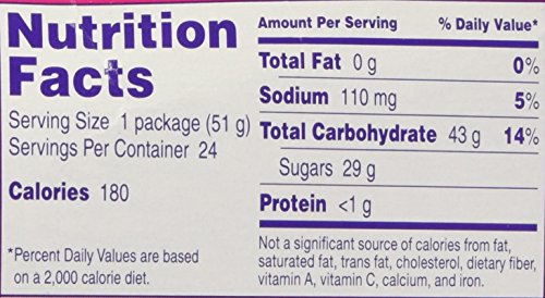 SweeTARTS Soft and Chewy Ropes, Cherry Punch Flavor, 1.8 Ounce Pouches (Pack of 48)