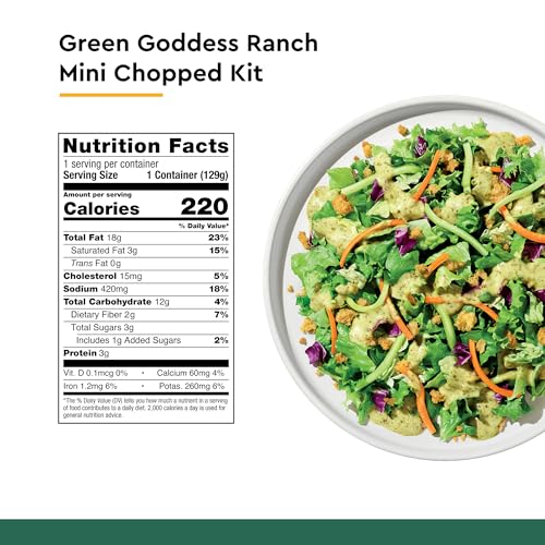 Taylor Farms Green Goddess Ranch Mini Chopped Salad Kit 4.55oz