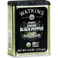 Watkins Organic Pure Ground Black Pepper, 4 oz., 12 Count