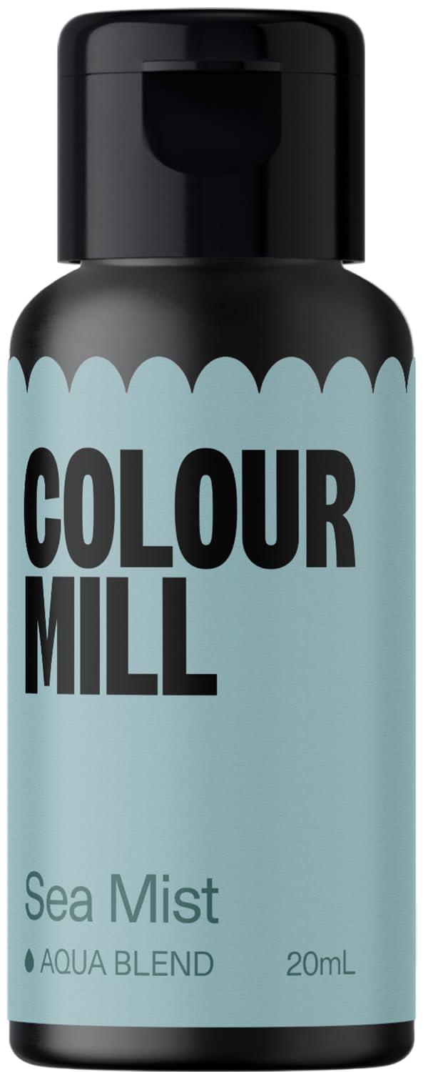 Colour Mill Aqua Blend Food Coloring, Water-Based, 20ml, Sea Mist