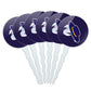UC Santa Barbara Primary Logo Cupcake Picks Toppers Decoration Set of 6
