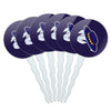 UC Santa Barbara Primary Logo Cupcake Picks Toppers Decoration Set of 6