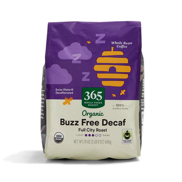365 By Whole Foods Market, Coffee Buzz Free Decaf Whole Bean Organic, 24 Ounce