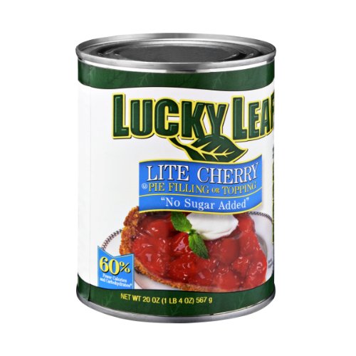 Lucky Leaf Lite Cherry No Sugar Added Pie Filling or Topping