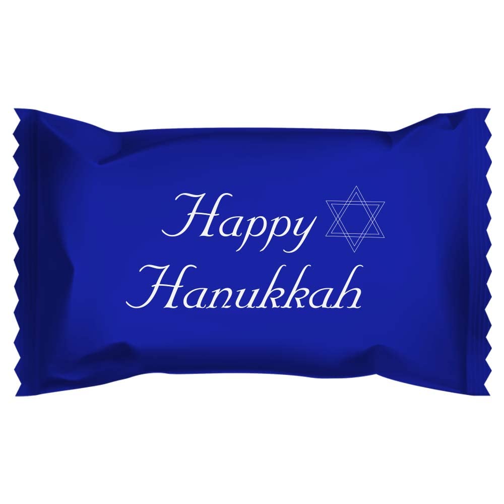 Party Sweets Holiday Themed Buttermints - 7 oz. Bags (Happy Hanukkah, 7 oz. Bag (Case of 6) 55 pieces)