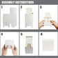 Frantis White Gift Boxes 24 Pack 4X4X4 Inch Small Gift Boxes With Lids For Party Gift Boxes, Ornament Boxes, Christmas Gift Boxe