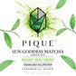 PIQUE Organic Sun Goddess Matcha - Ceremonial Grade Green Tea Powder, 2.5 Ounce