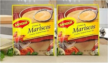 Maggi Sopa Crema De Mariscos 80 Grs. - 2 Pack/Creamy Seafood Soup Mix 2.82 Oz. - 2 Pack