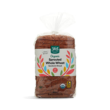 365 By Whole Foods Market, Organic Sprouted Whole Wheat Sandwich Bread, 22 Ounce