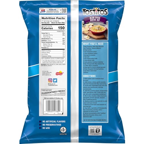 Tostitos Bite Size Rounds Party Size, 17 Oz