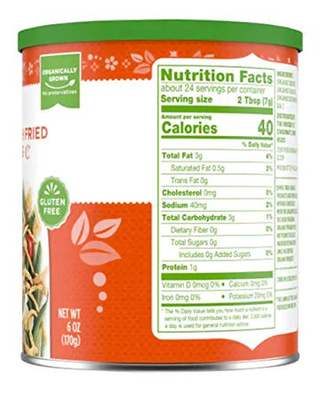 Simple Truth Organic Crispy French Fried Onions, 6 oz (Pack of 2) - Perfect Topping for Salads, Casseroles & More