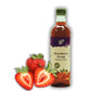 DROP Pure Organic Strawberry Flavor Bio Syrup-16.9oz (500ml), Natural 30% Concentrate Fruit Syrups,Great For Cocktails,Bevarages