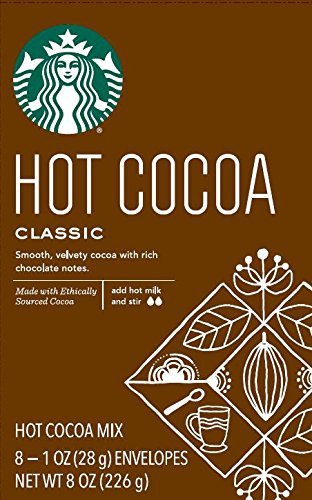 Starbucks Hot Cocoa Mix, Classic, 8 Count (Pack Of 6)