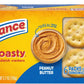 Lance Toasty Peanut Butter Sandwich Crackers, 6 Packs of 4, 5.1 oz (Pack of 2)
