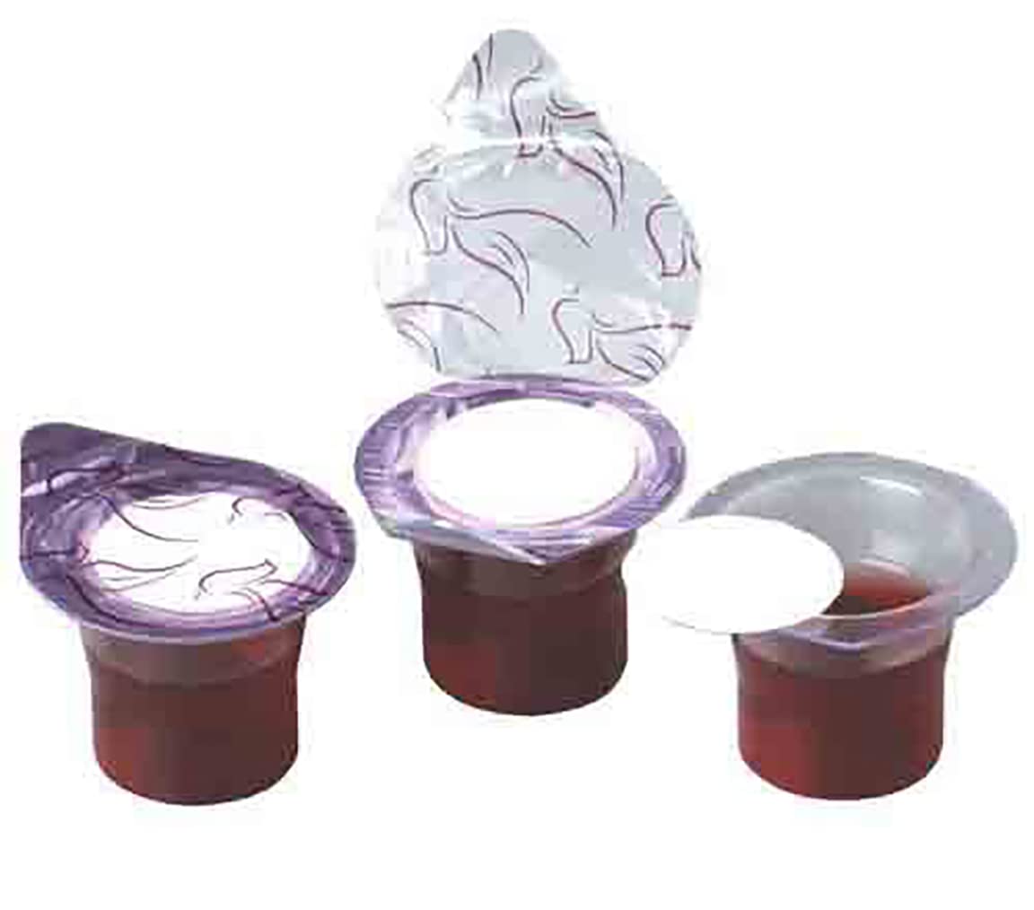 Kingdom Prefilled Communion Cup with Wafers(100 ct-red juice) Sealed in a Single-Serving Container with 1-Year Shelf Life, Perfe