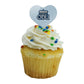 GRAPHICS & MORE Cupcake Toppers Set of 6, Acrylic, Heart Design, One Size, Old Dominion University