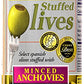 Goya Foods Manzanilla Olives Stuffed with Anchovies, 5.25 oz, Pack of 12