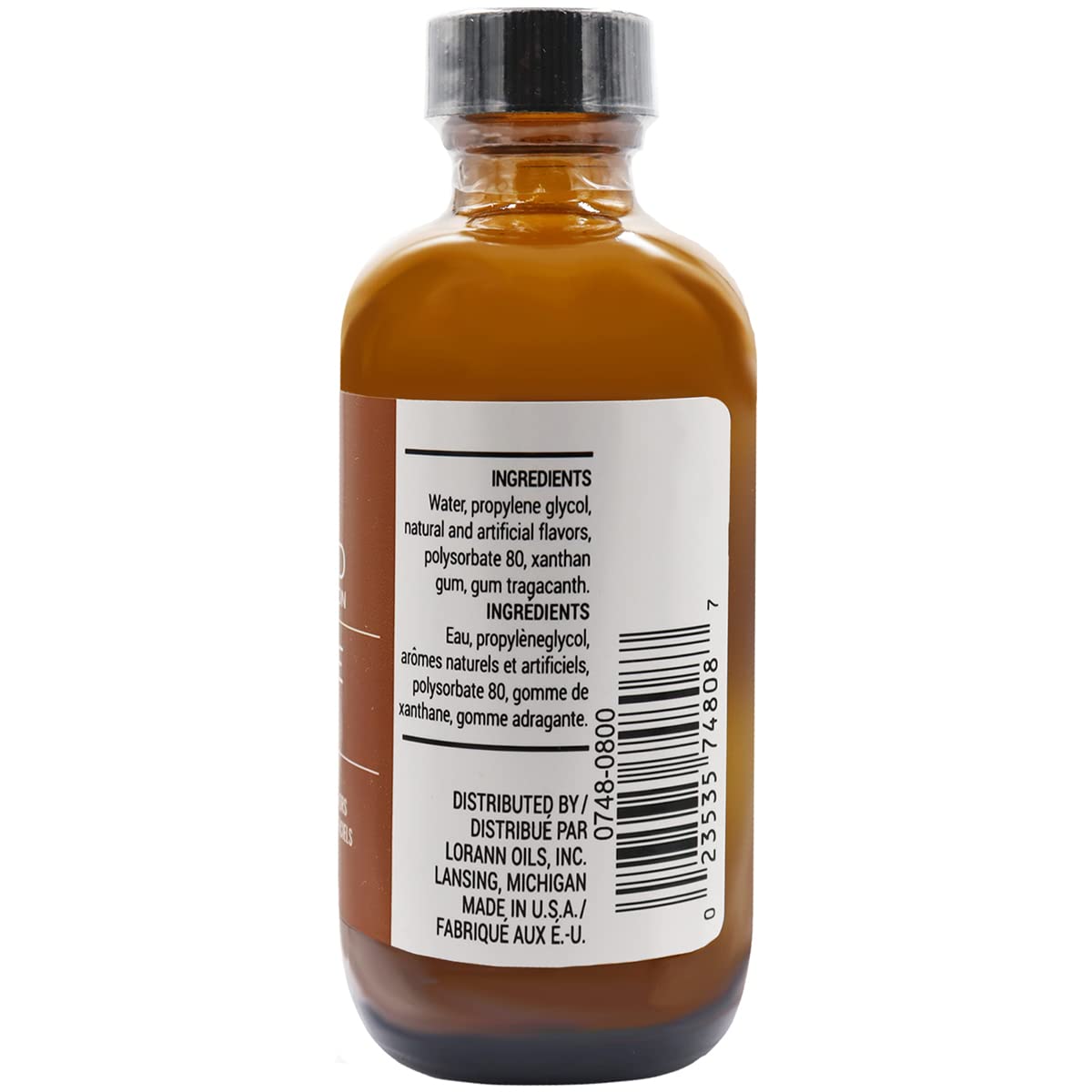 Lorann Almond Bakery Emulsion, 4 Ounce Bottle - 4 Pack