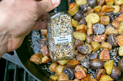 Primal Palate Organic Steak Seasoning, Certified Organic, 2.4 Oz Bottle