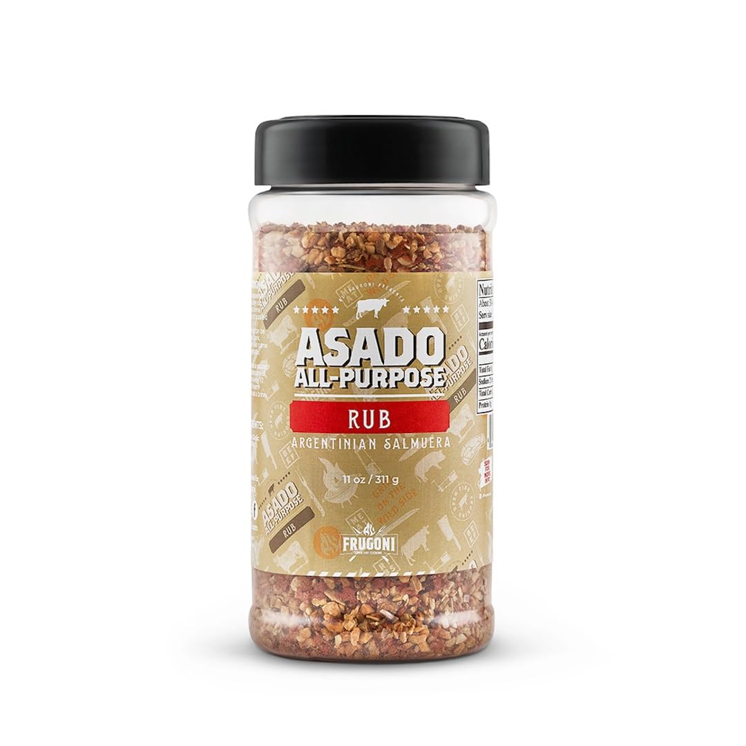 Frugoni Asado All-Purpose Rub. This Argentine Salmuera will add amazing flavor to any cut of beef, pork, poultry, fish, wild gam