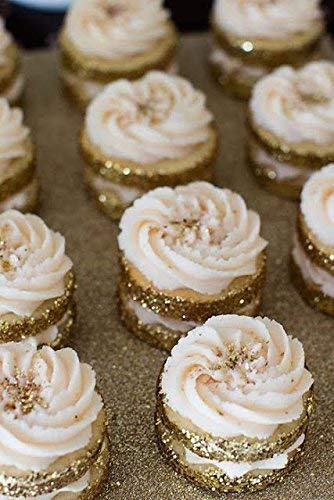 24K Gold Luxury Cake Disco Diamond Dust, 6 Grams, Usa Made