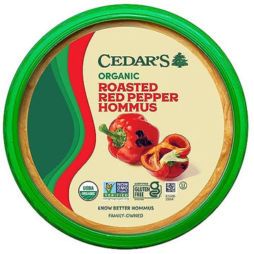 Cedars Organic Roasted Red Pepper Hummus