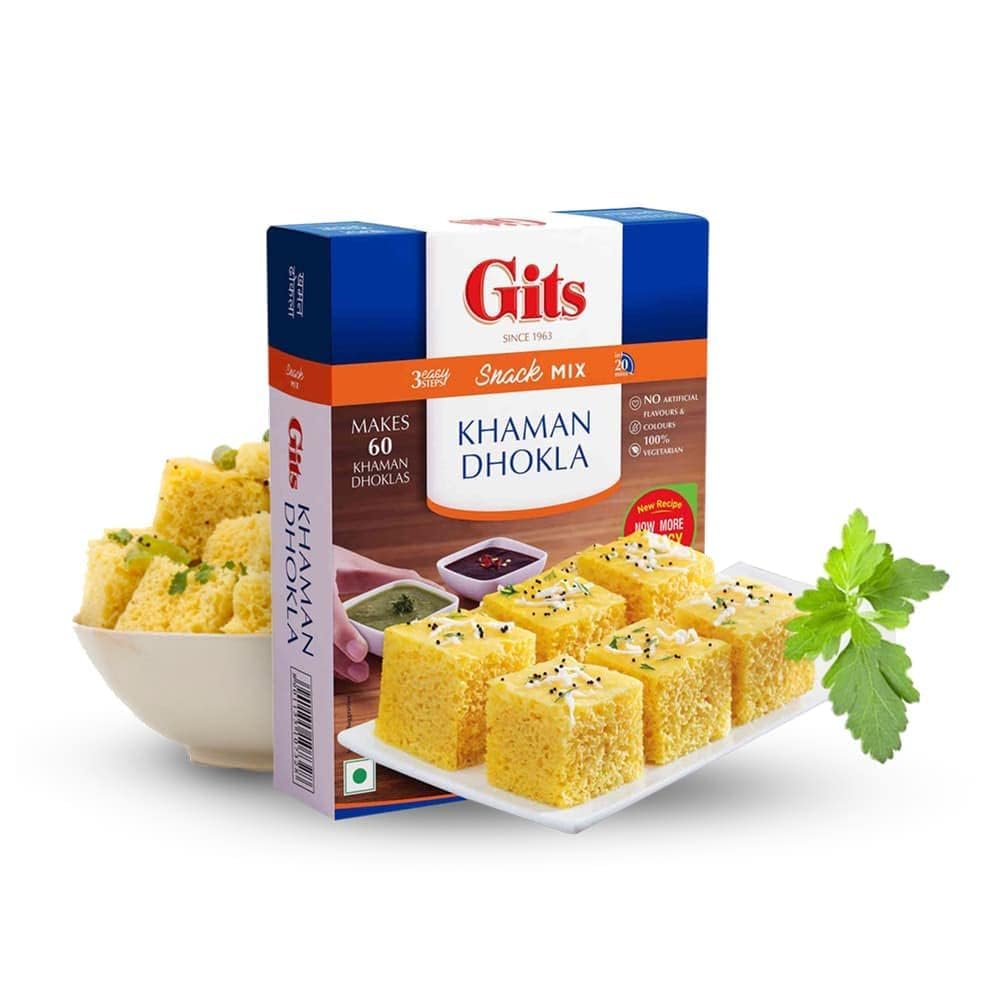 Gits Instant Mix Box - 180Gm (Pack Of 3) | Ready To Cook Indian Breakfast/Lunch/Dinner/Snack Meal | No Artificial Colors, Flavor
