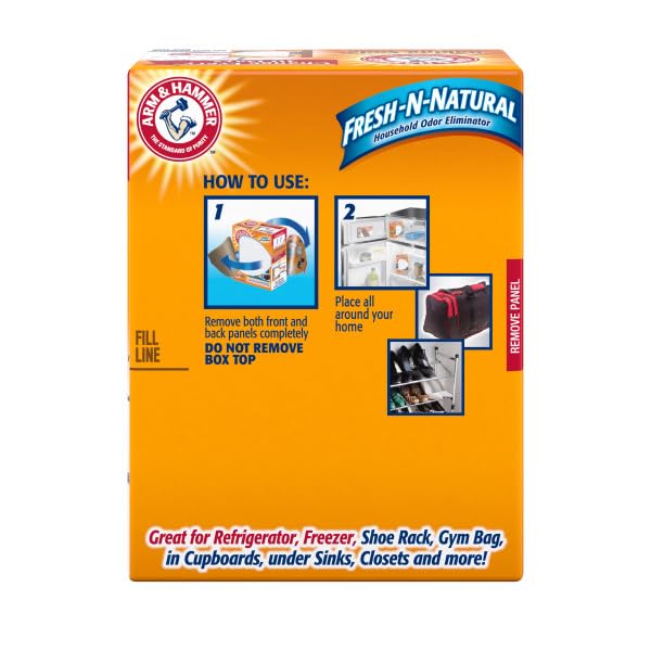 Arm & Hammer Baking Soda Fresh-N-Natural Odor Eliminator, 12 Oz (Pack Of 3)