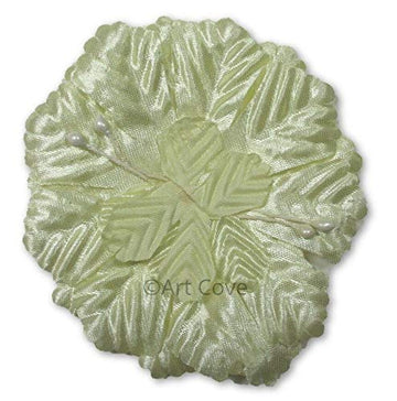 Capia Flowers Flat Carnation Capia Base for Corsages Bulk Wholesale 144 Pieces 20+ Colors Available (Yellow)