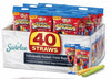 Swirlee Pop Froot Loops Cereal Straws - Bulk Pack (20, 40, 60 Count) - Individually Wrapped Fruity Edible Straws Snack (40 Count