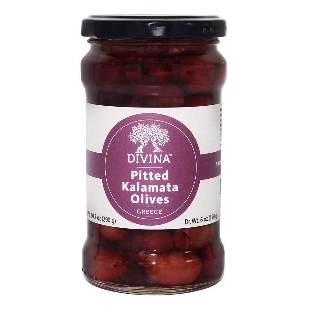 Divina Pitted Kalamata Olives, 10.2 Oz