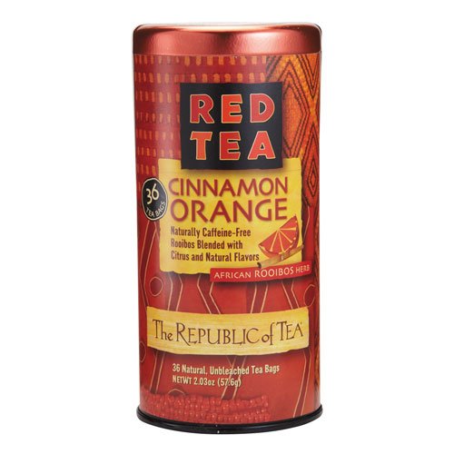 The Republic of Tea Cinnamon Orange Red Tea, 36 Count Tea Bags