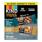 KIND Minis Snack Bars, Dark Chocolate Nuts & Sea Salt and Caramel Almond & Sea Salt, 3g Sugar, Gluten Free Bars, Variety Pack, 0