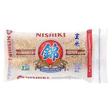 Nishiki Premium Brown Rice, 2-Pound (Pack Of 3)