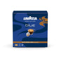 Lavazza BLUE Caffe Crema Lungo Pods, Pack of 100 + Tropical Blu Filter Coffee Powder, Model 510, 2 Count