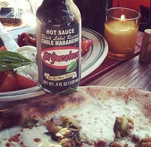 El Yucateco Hot Sauce 2 Liter/Half Gallon (67.63 Fl. Oz.)(Black Label Habanero Sauce)