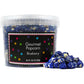 The Hampton Popcorn Company Blue Popcorn Bucket with Scoop, 20 Ounce, Dark Blue, Gourmet Popcorn Tub